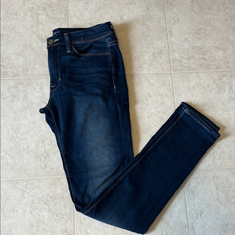 Fidelity Denim Dark Blue Skinny Jeans